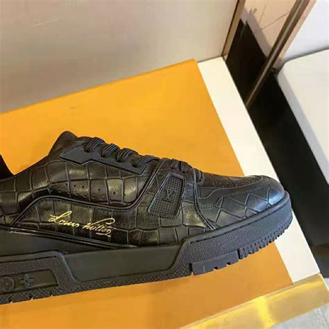 louis vuitton line up sneaker price|louis vuitton crocodile sneakers.